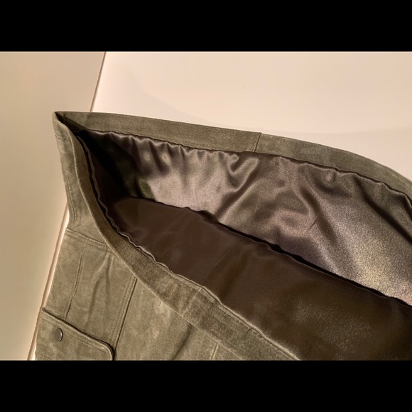 JUNIOR’S GENUINE SUEDE LEATHER MINI SKIRT. - Picture 7 of 15
